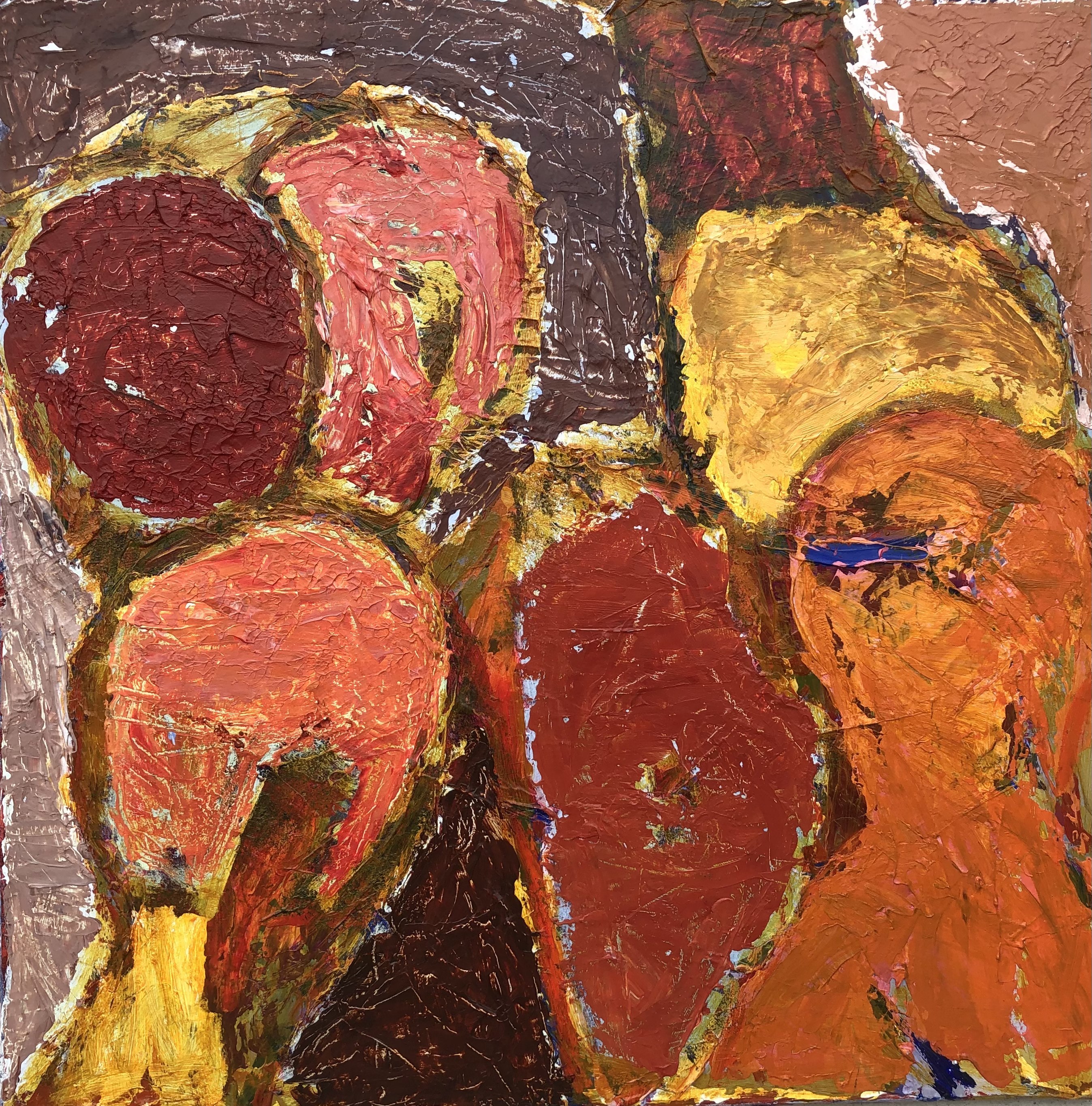Acryl på lærred: 150 x 120 cm.