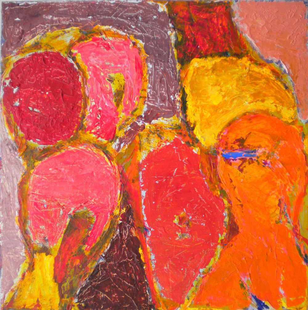 Acrylic on canvas: 100 x 100 cm.