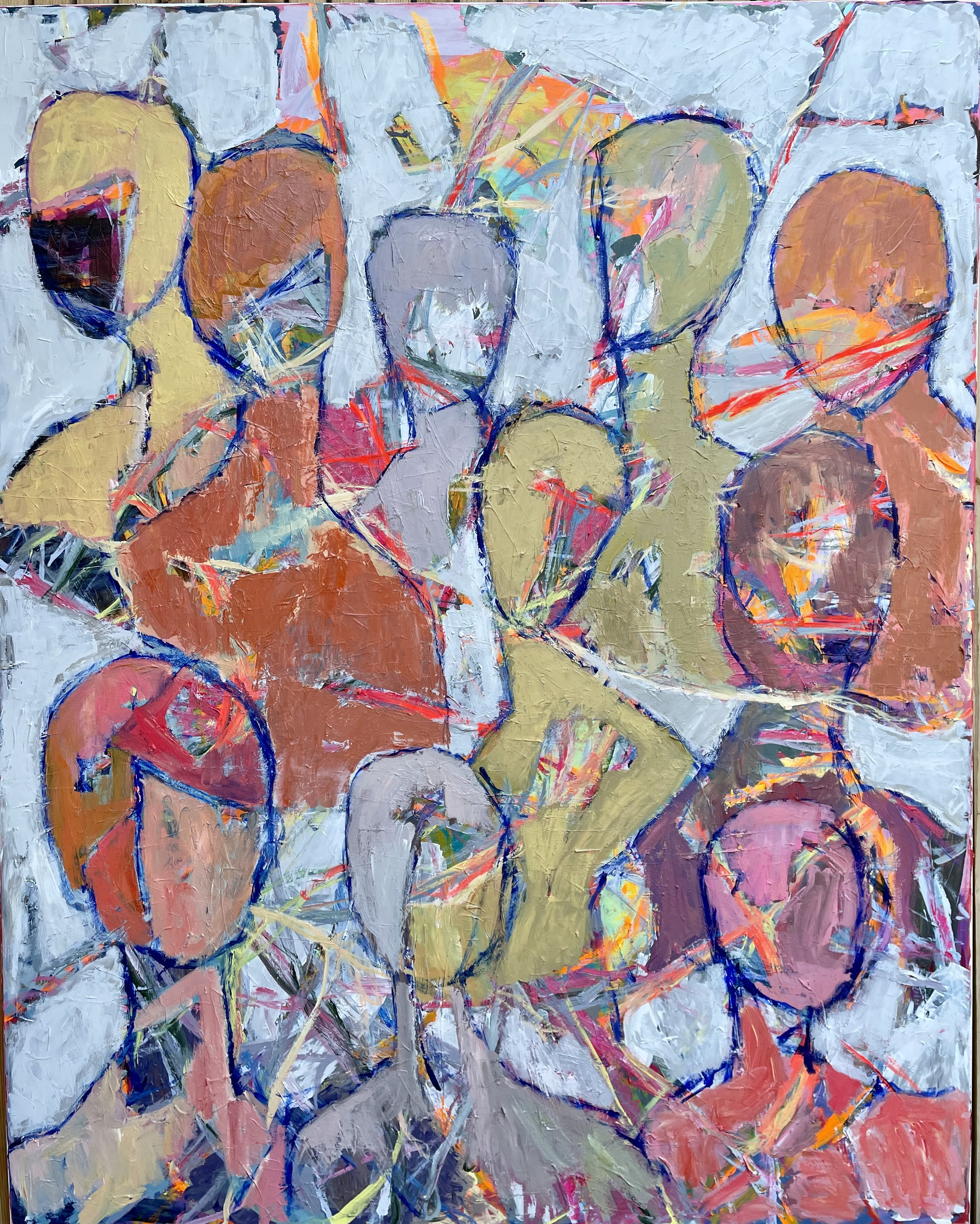 Acrylic on canvas: 150 x 120 cm.